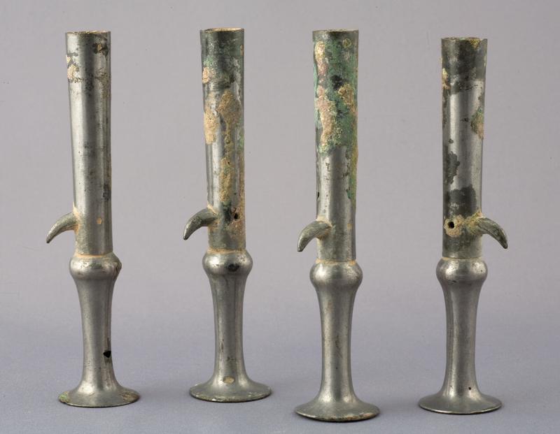 Silvered Bronze Support Leg