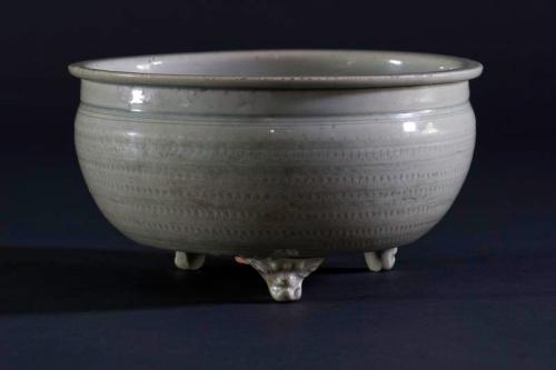 Footed Celadon Censer