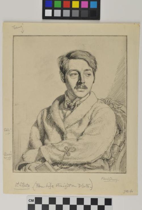 Oliver Drury in a Dressing Gown