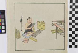 Untitled (Woodworker) (Side A)
Untitled (Man with banner) (Side B)