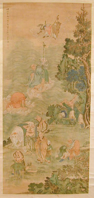 Eight Taoist Immortals & Attendants