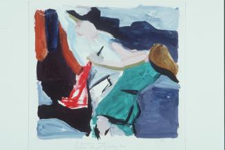 Study for A Description of a Struggle #4 "A recurring image: I often thoughtof killing him."