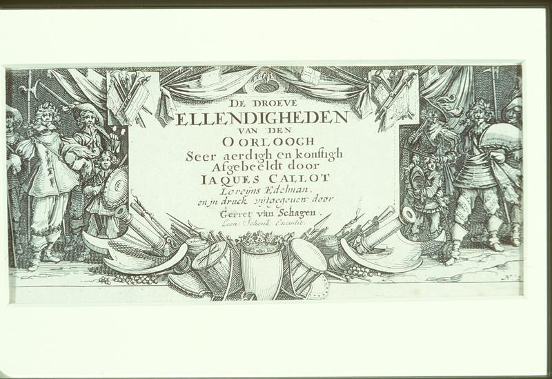 Les Miseres et les Malheurs de la Guerre (Title Page)