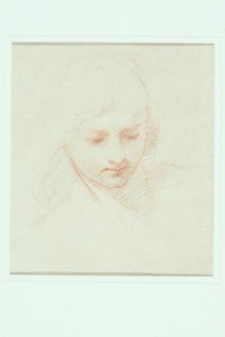 Sketch for the Head of an Angel for The Agony in the Garden