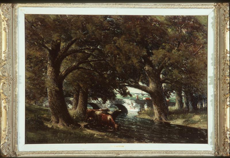 Stone Bridge in the Forest